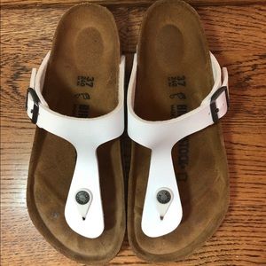 Birkenstock Gizeh White Sandals